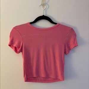 Zara Cropped Pink Tee